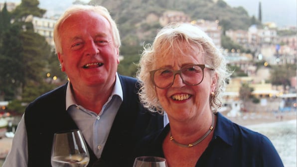 Gerry and Jude O'Leary enjoying a secure and rewarding retirement, highlighting their journey to financial clarity.